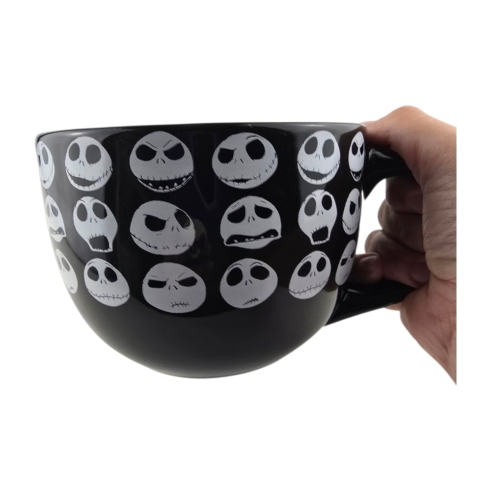 Disney The Nightmare Before Christmas Jack Skellington Feature Large Black Mug - Picture 7 of 10